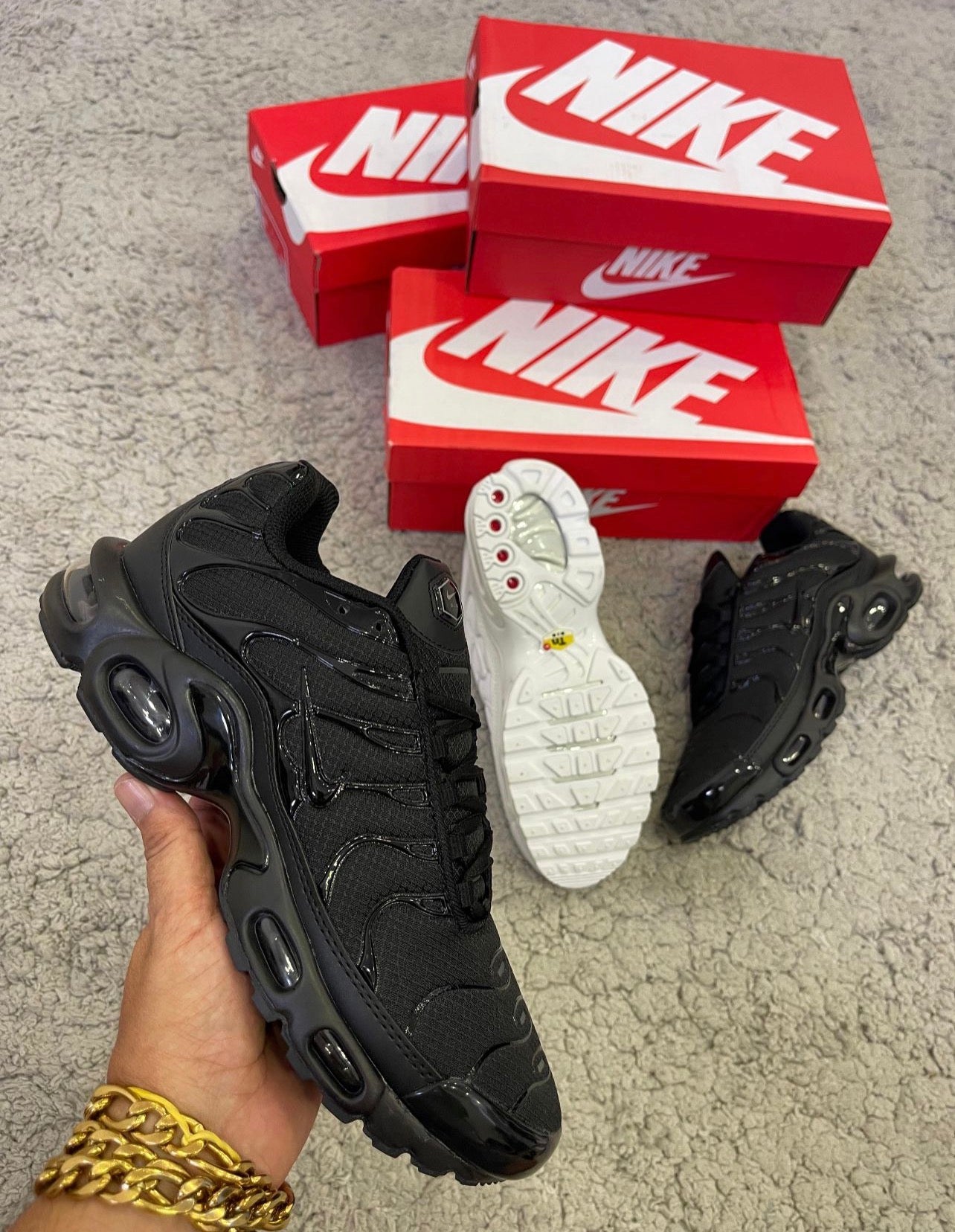 Zapatillas Nike Tn - Negro