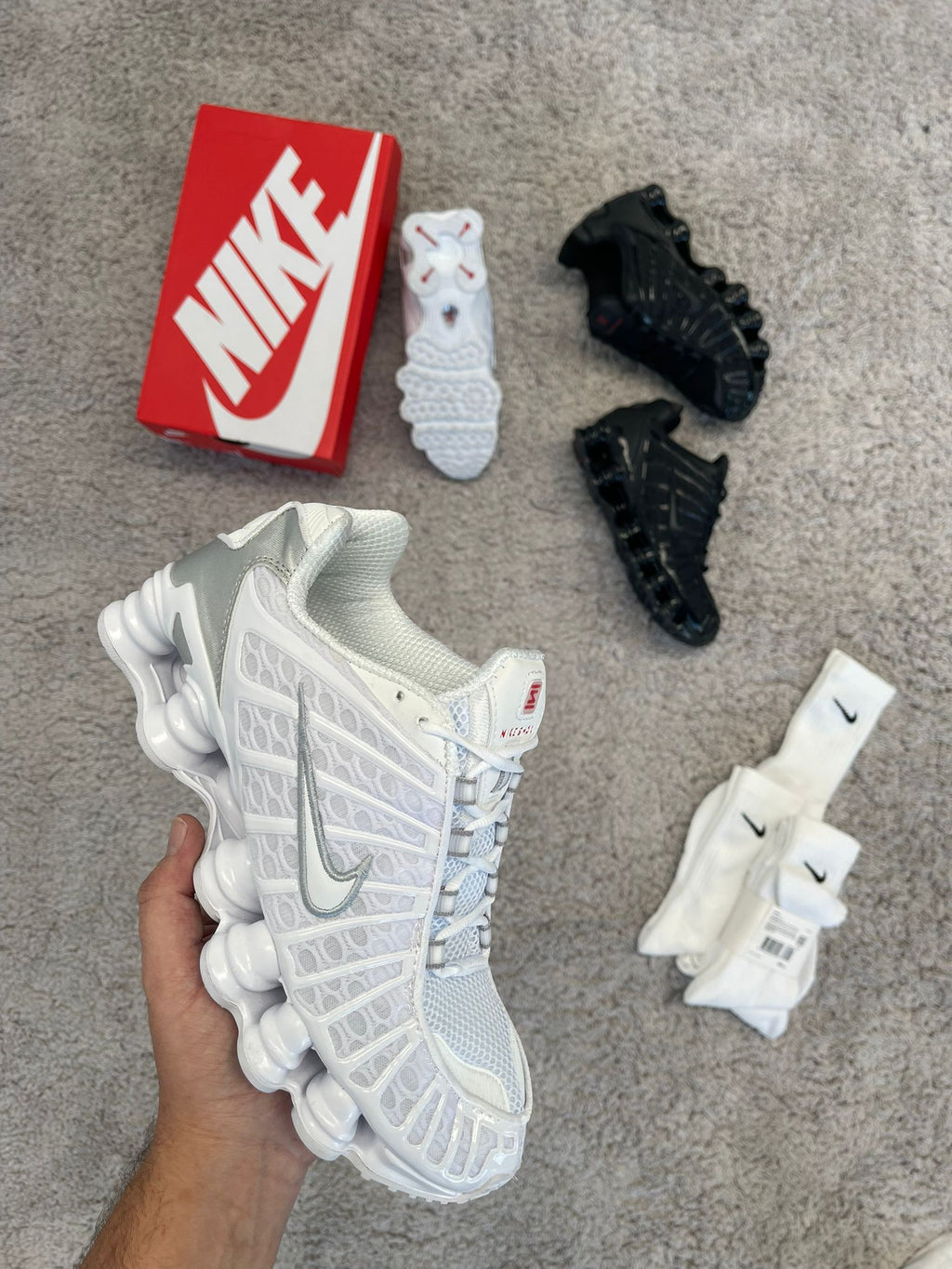 Zapatillas Nike Shox TL - Blanco