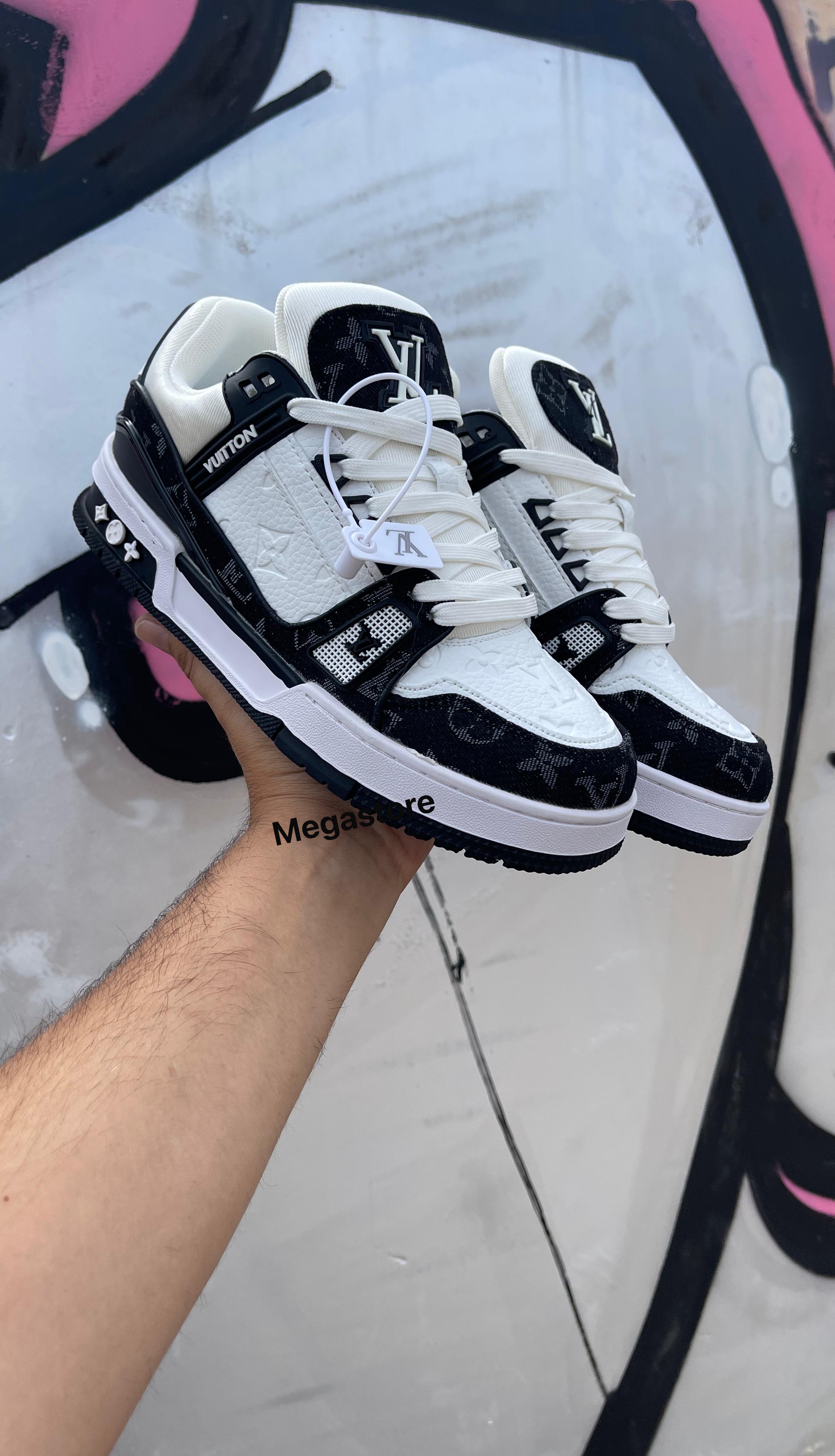 Zapatillas Louis Vuitton - Blanco con Negro