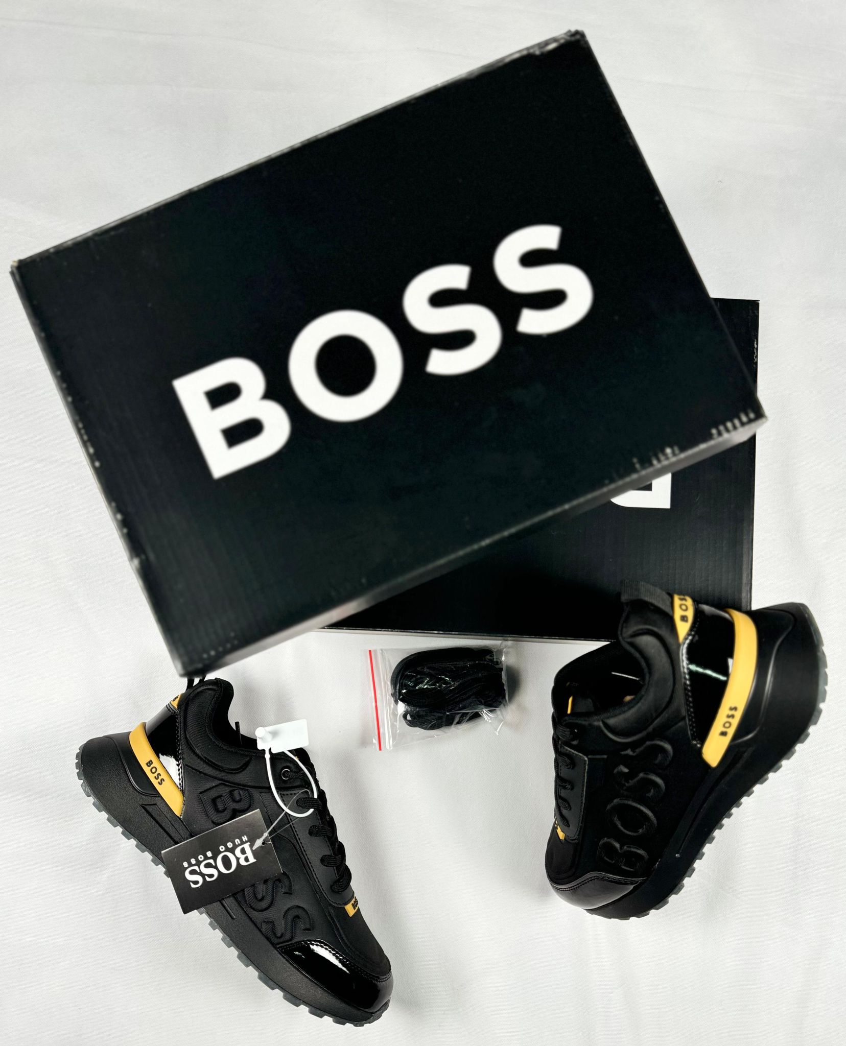 Boss - Negro con Amarillo