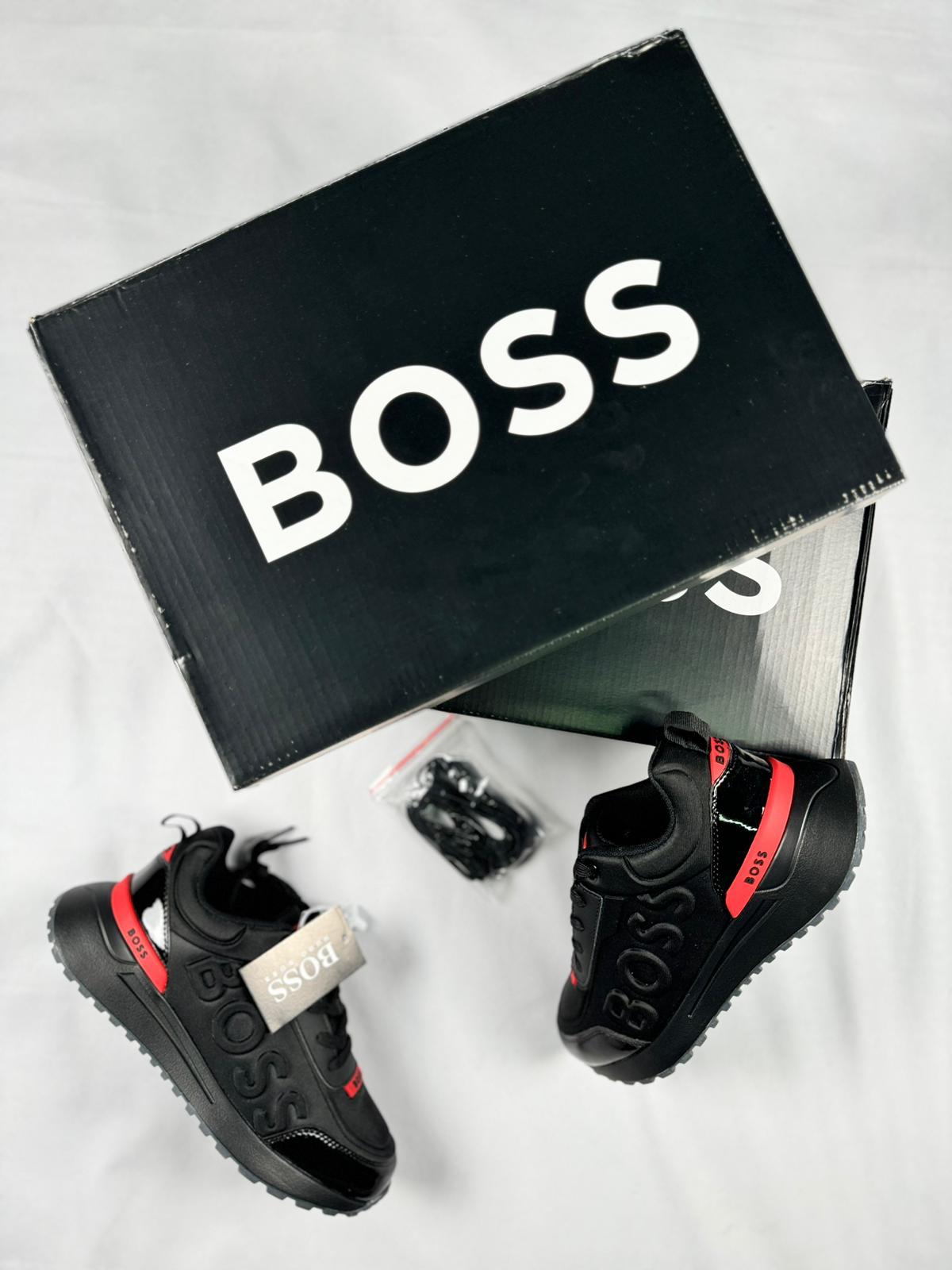 Boss - Negro con Rojo