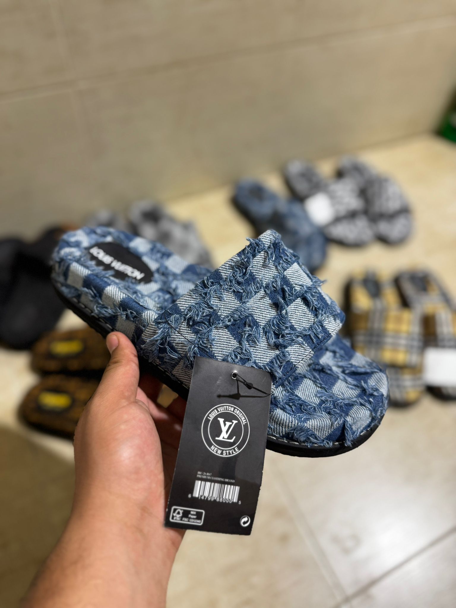 Chanclas Louis Vuitton - Azul