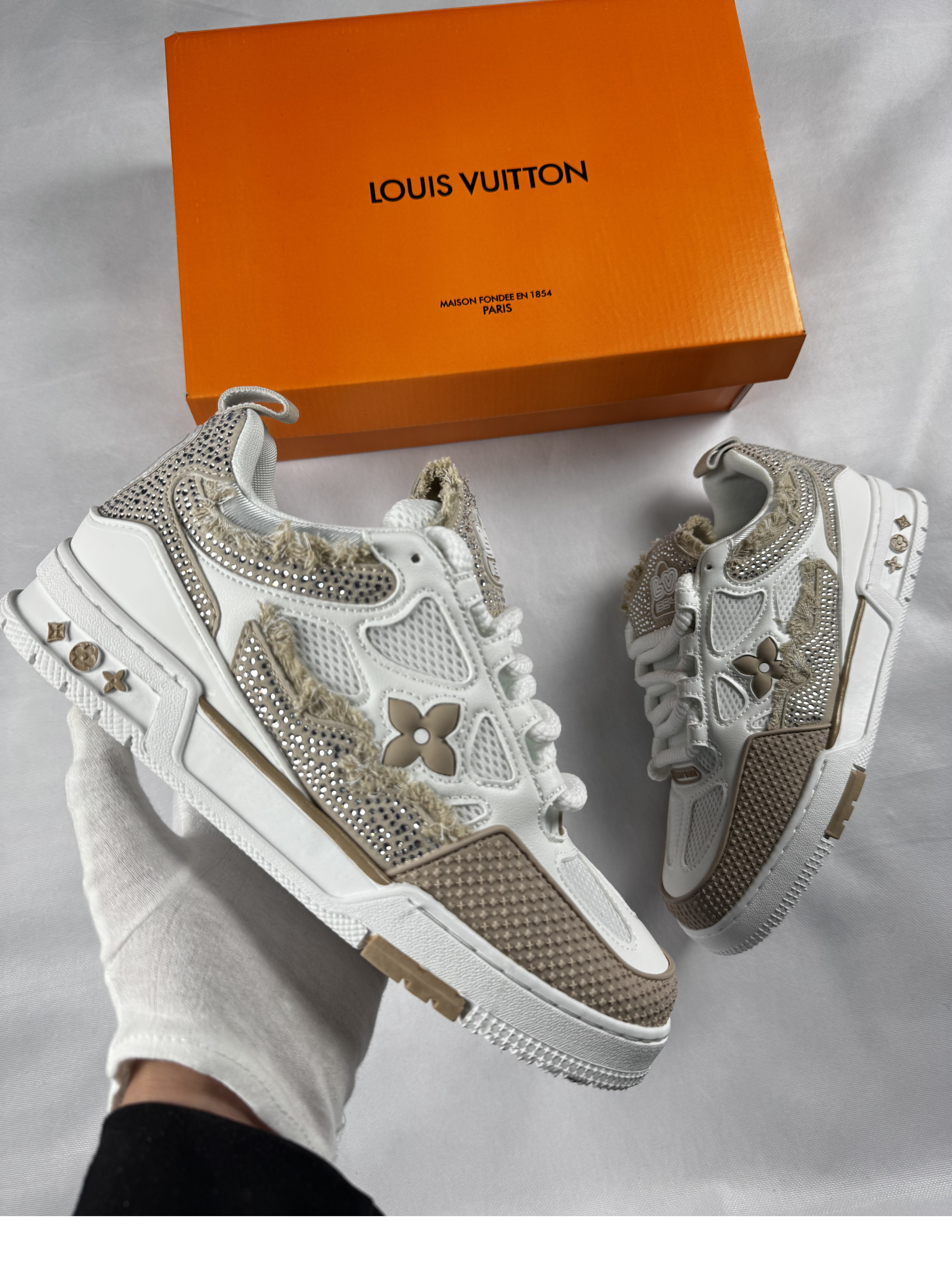 Louis Vuitton SKATE - Blanco con Beige