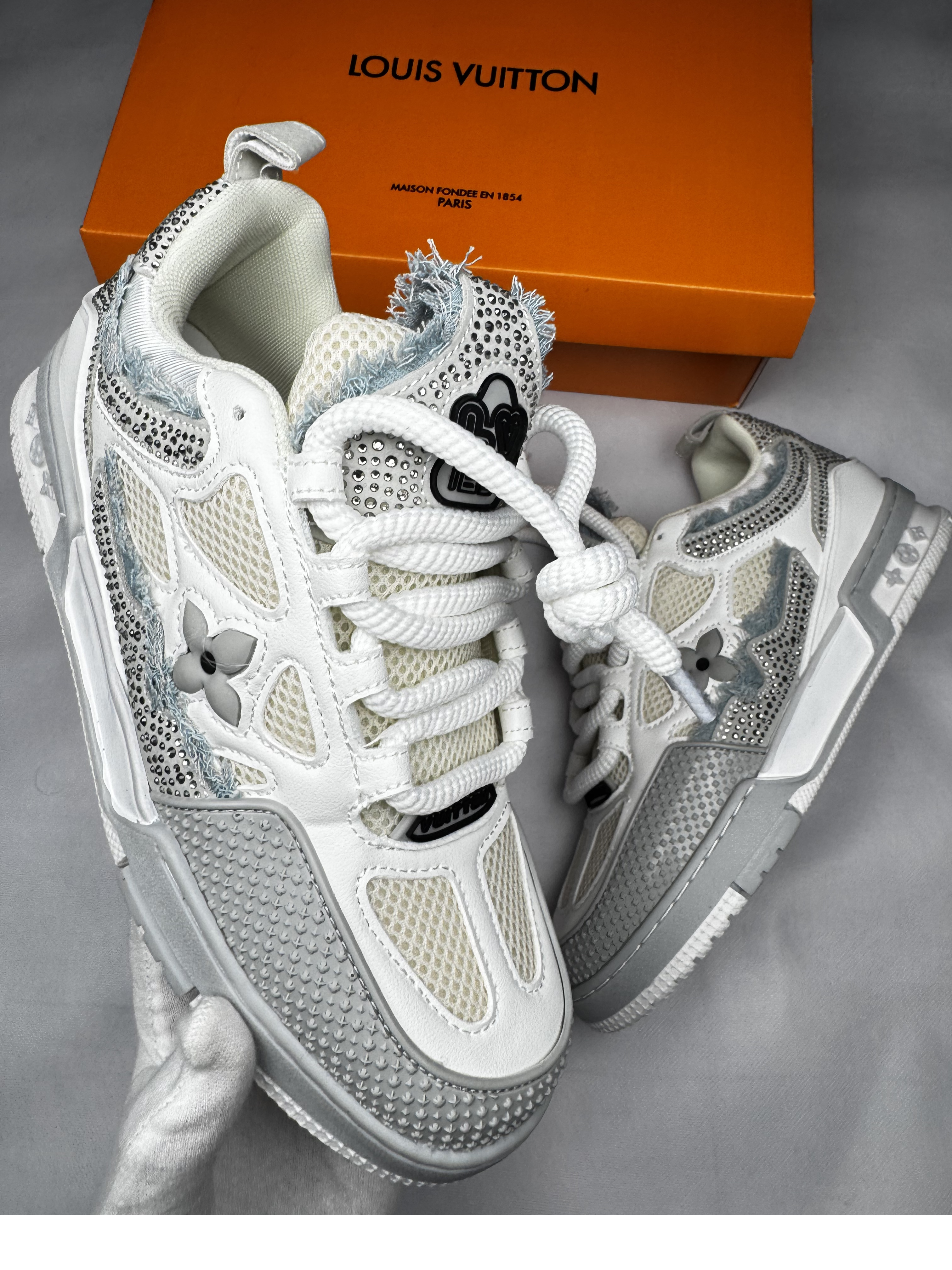 Louis Vuitton SKATE - Blanco con Gris