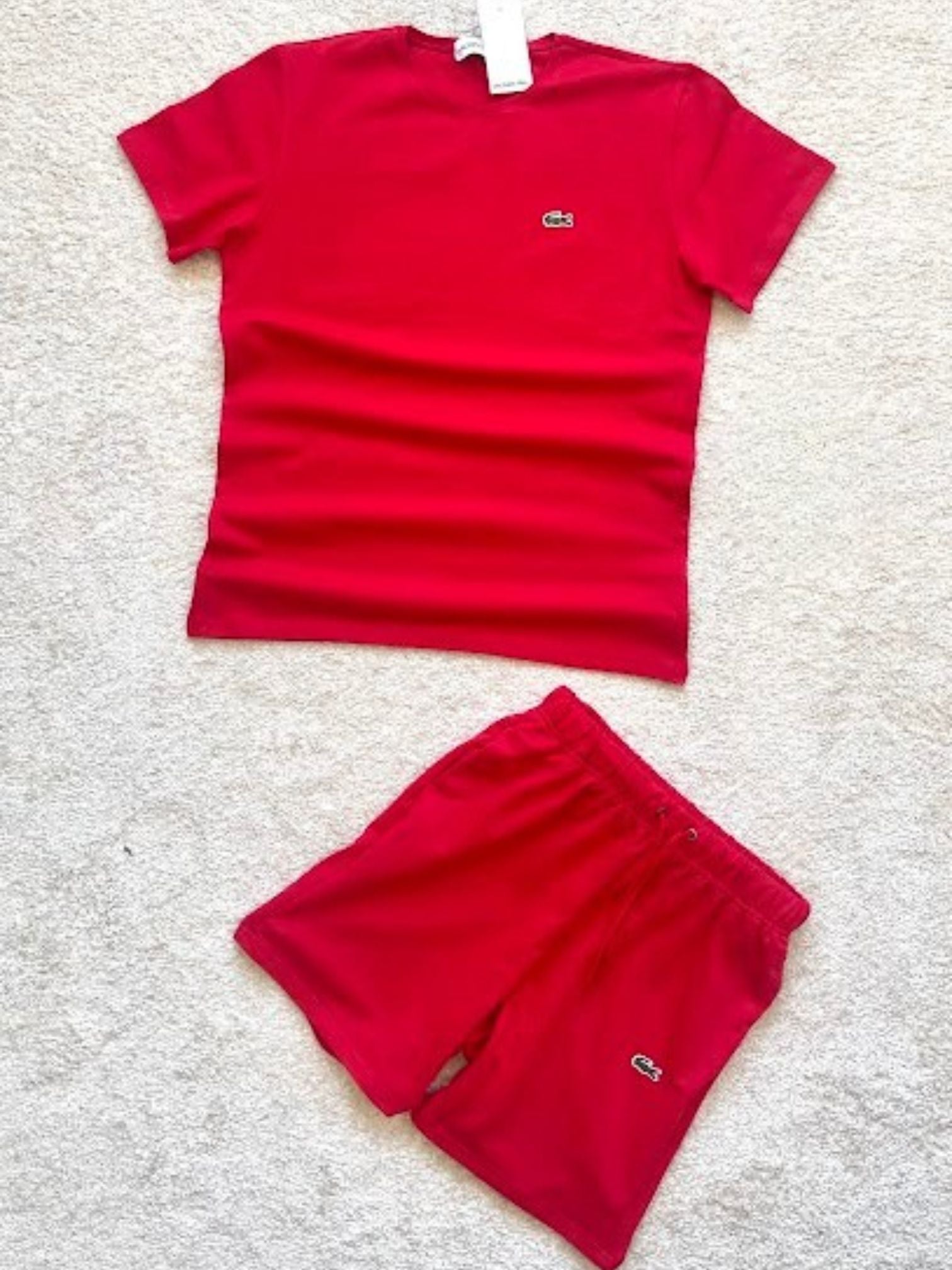 Conjunto Lacoste - Rojo