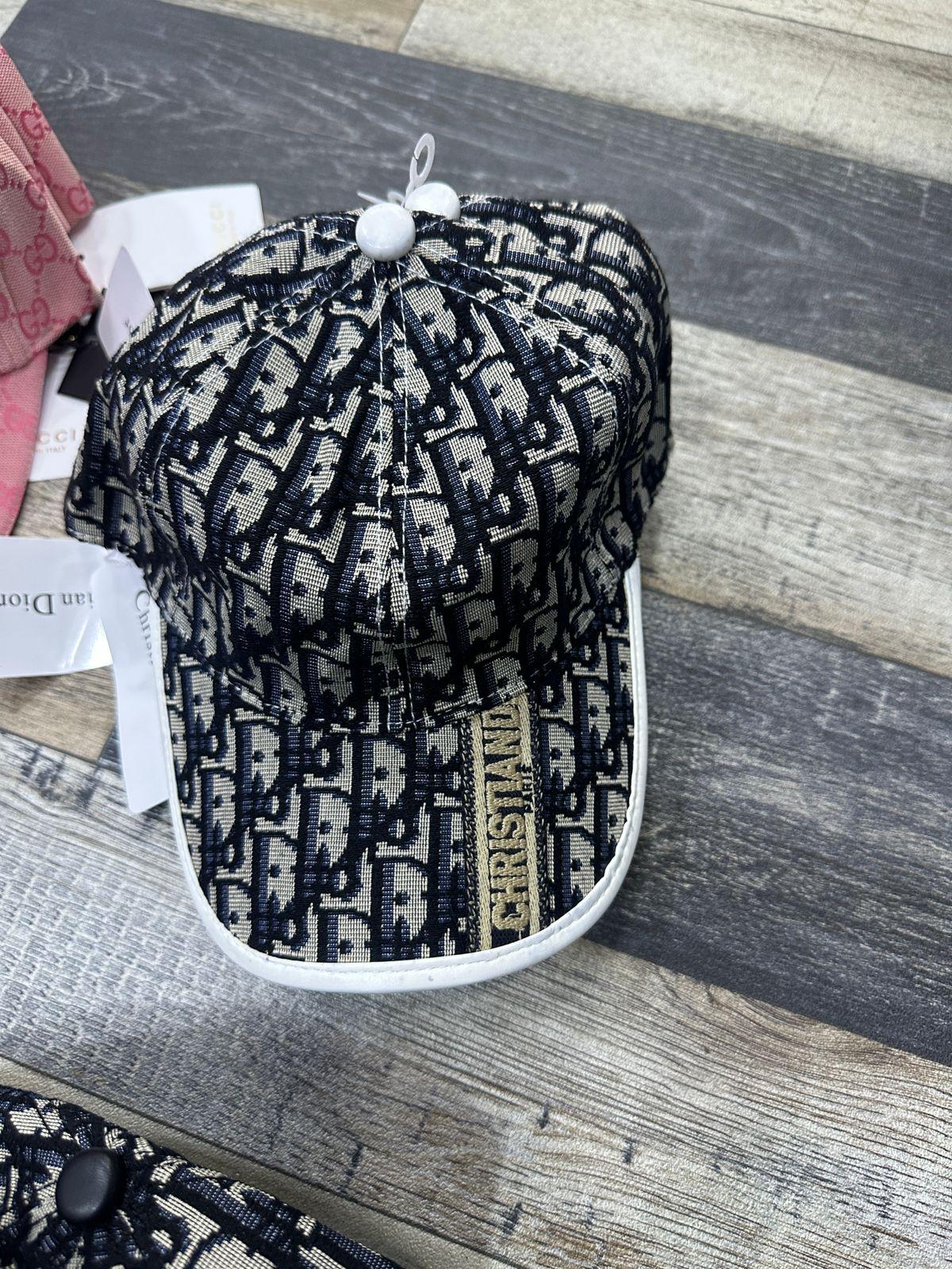 Gorra Dior - Negro con Beige