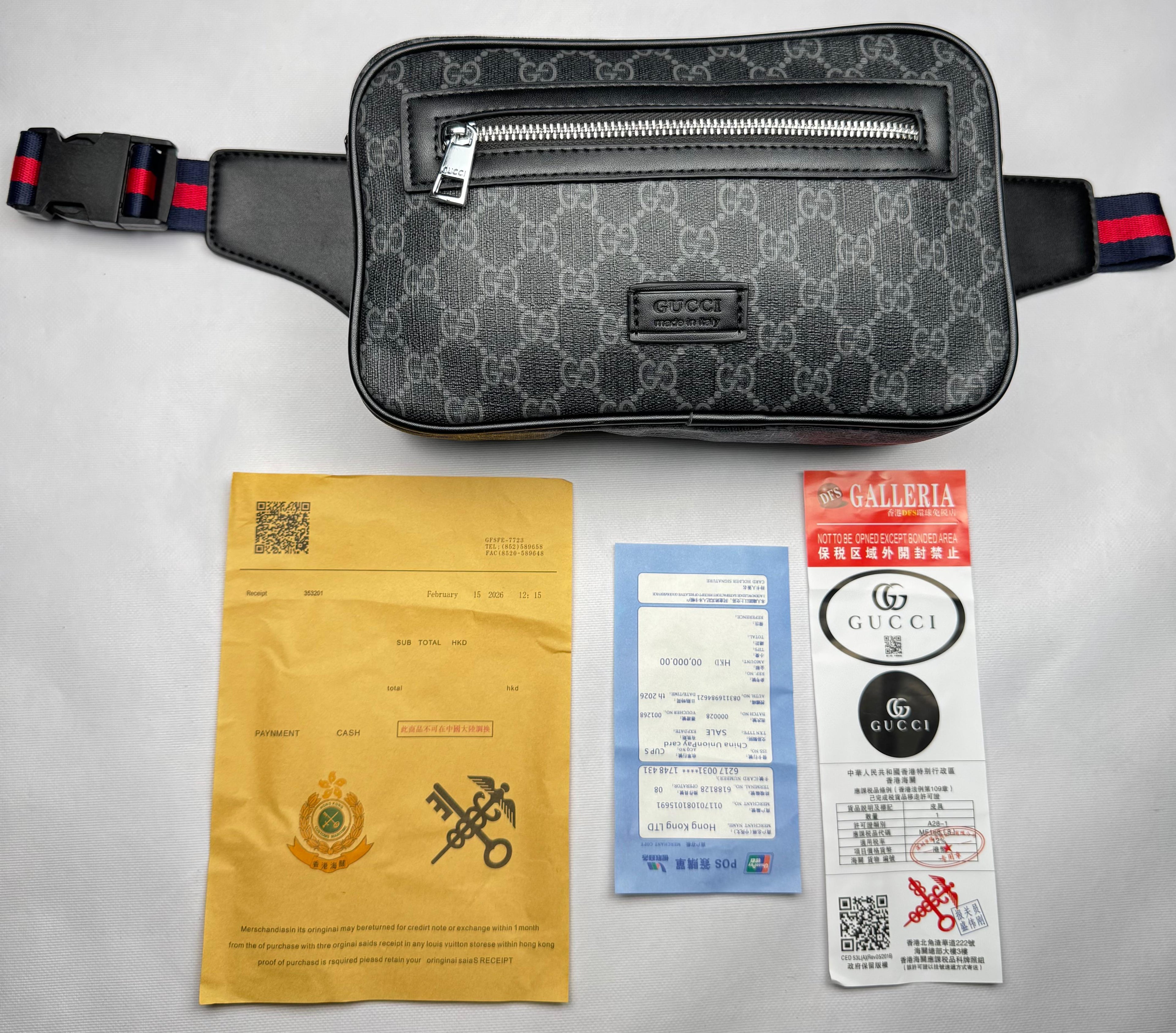 Riñonera Gucci - Negro