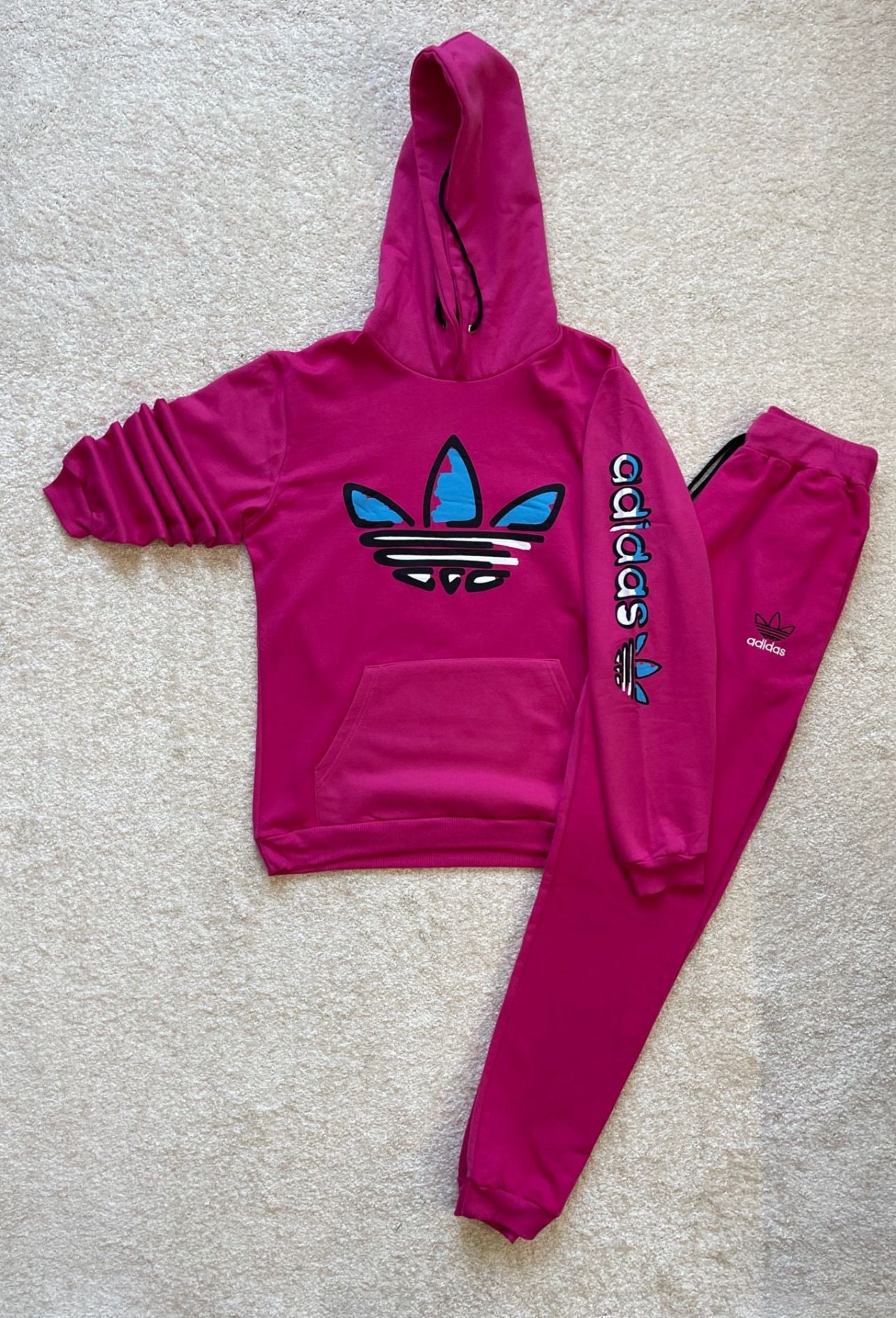 Conjunto Dama Adidas - Fucsia