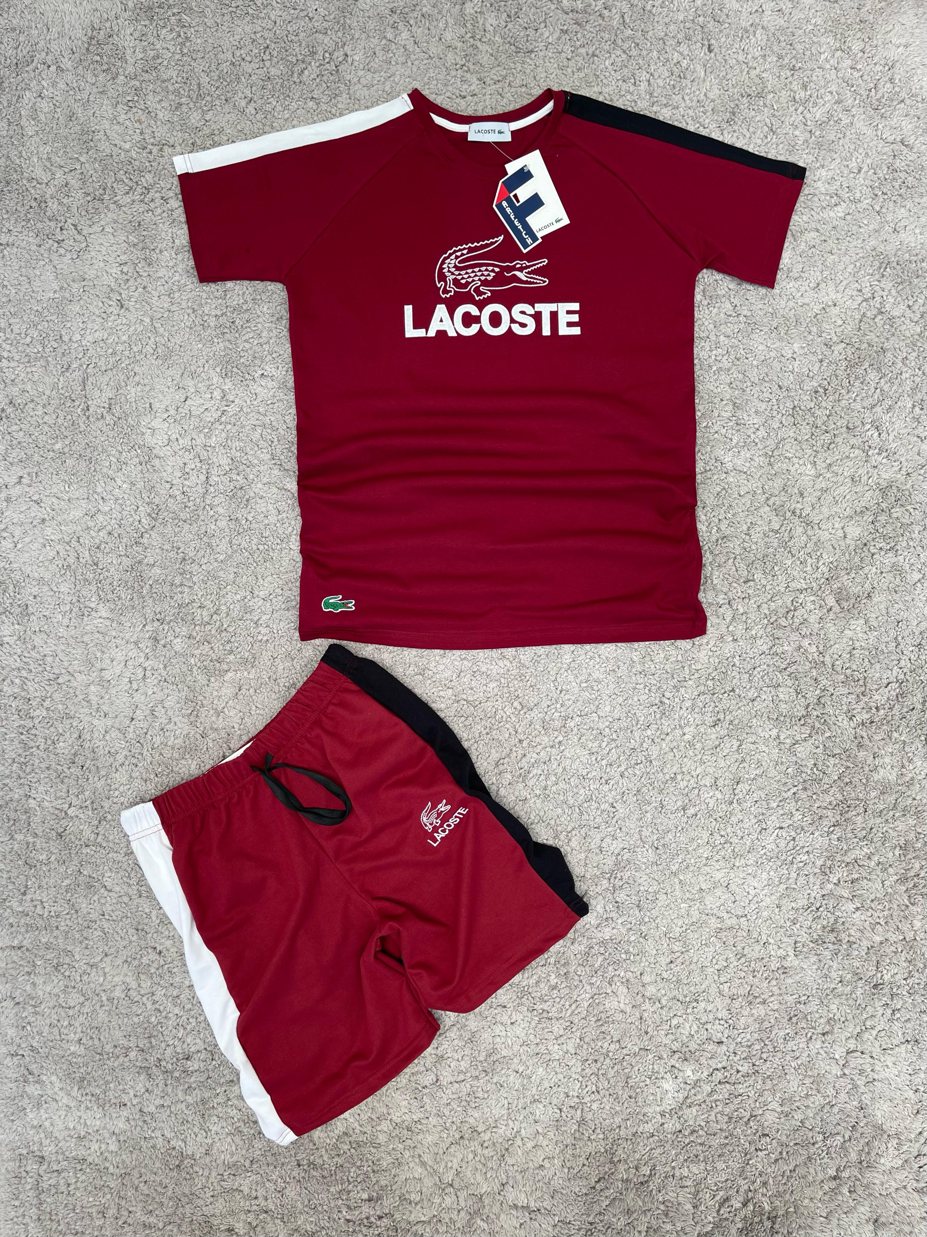Conjunto Lacoste - Vino tinto