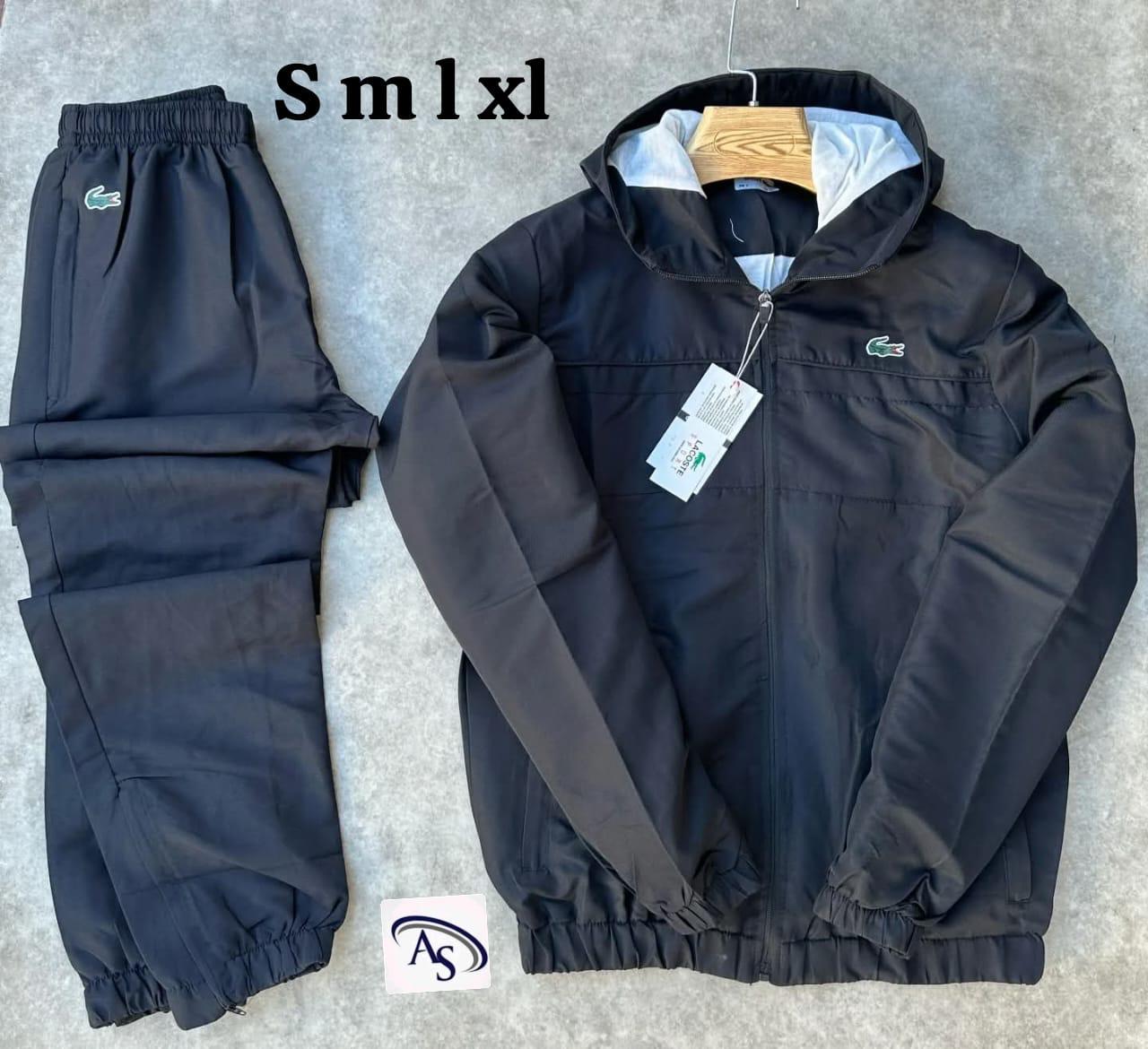 Conjunto Lacoste - Negro