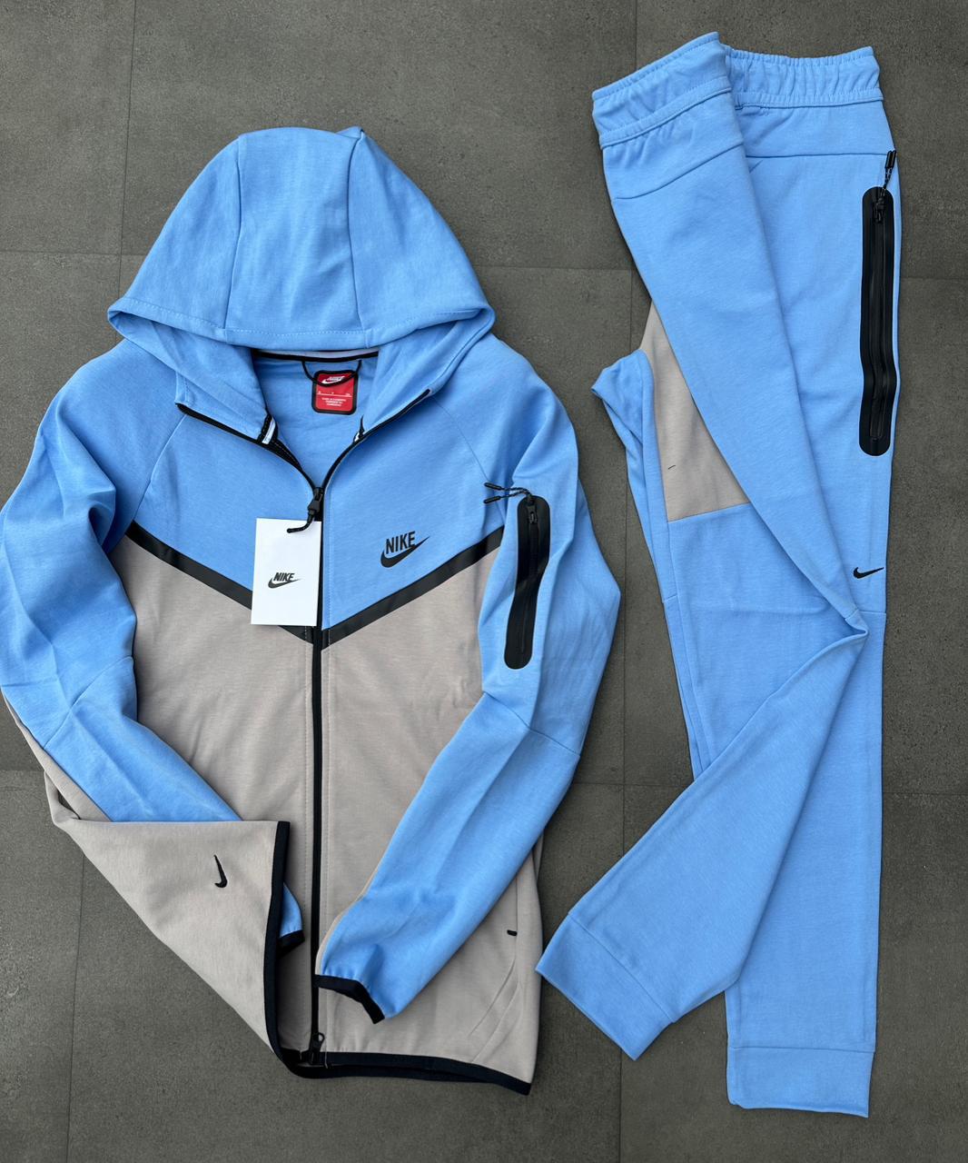 Conjunto Nike - Azul con Gris