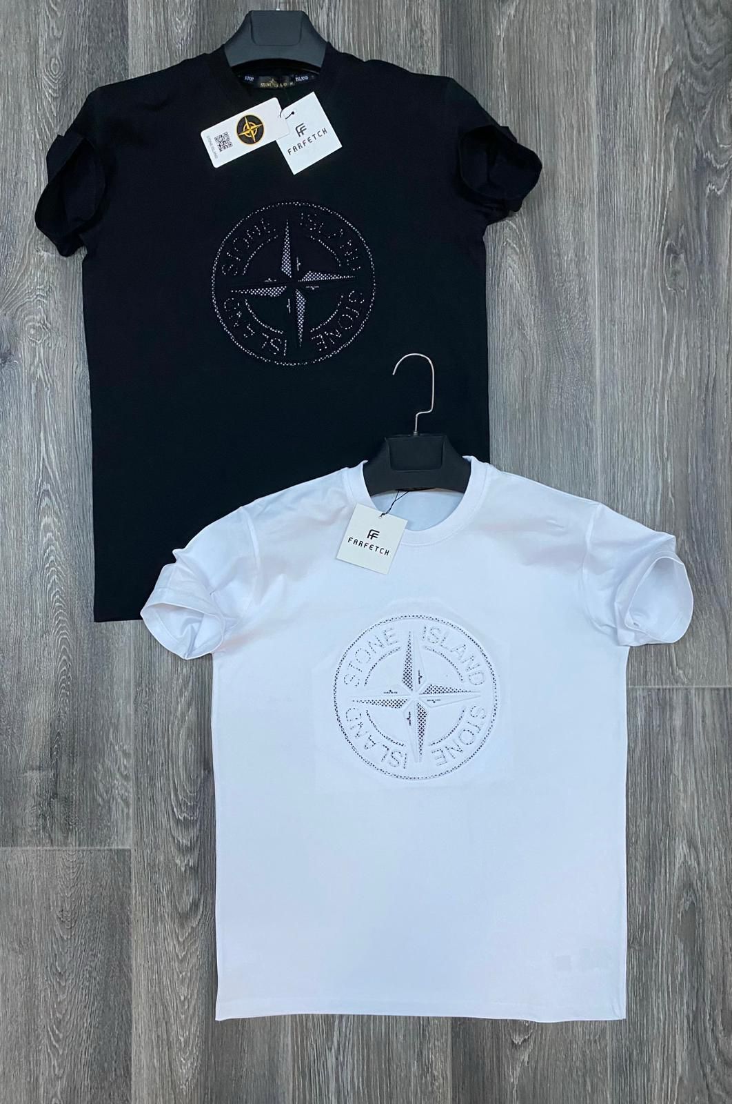 Camiseta Stone Island - Negra