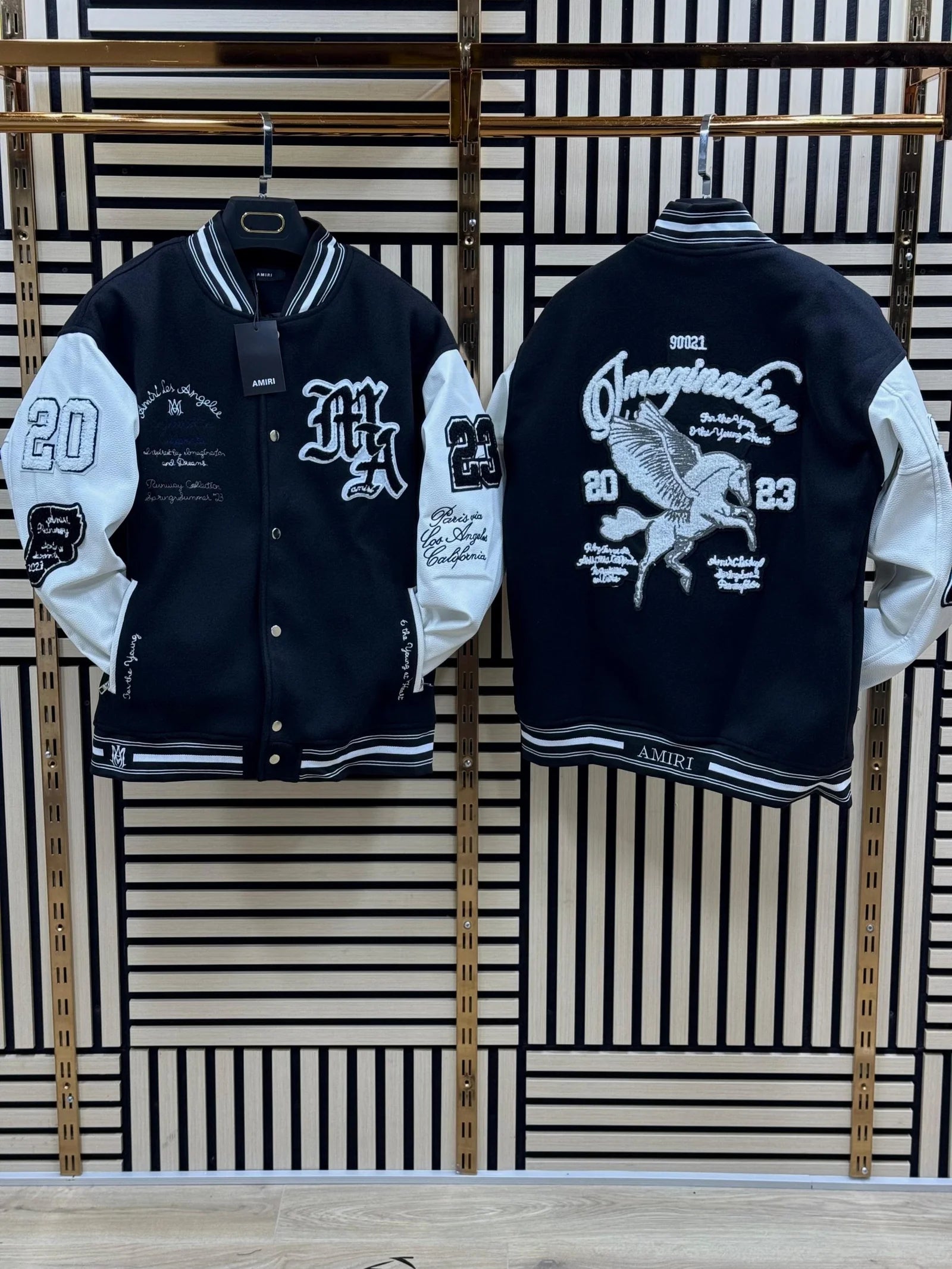 CHAQUETA AMIRI - Negro