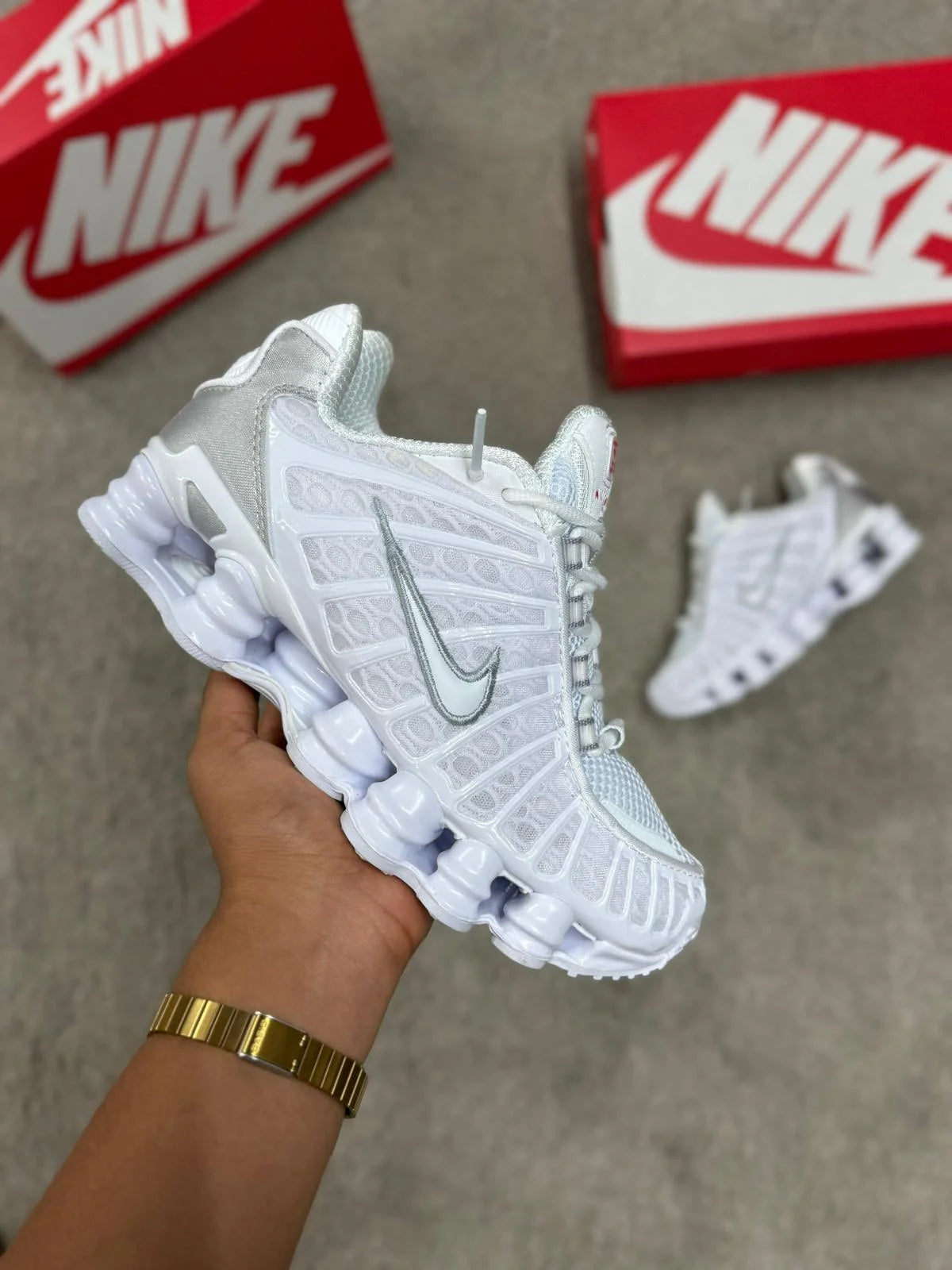ZAPATILLA NIKE SHOX - Blanco