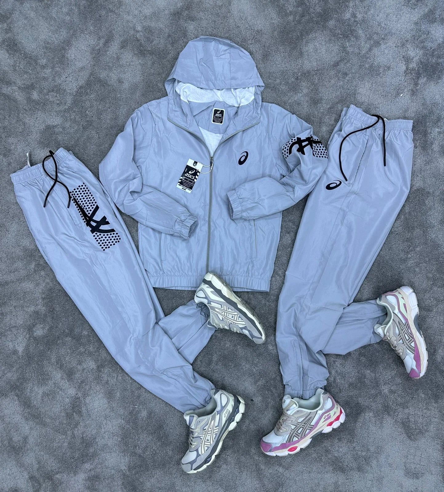 Chandal Asics - Gris