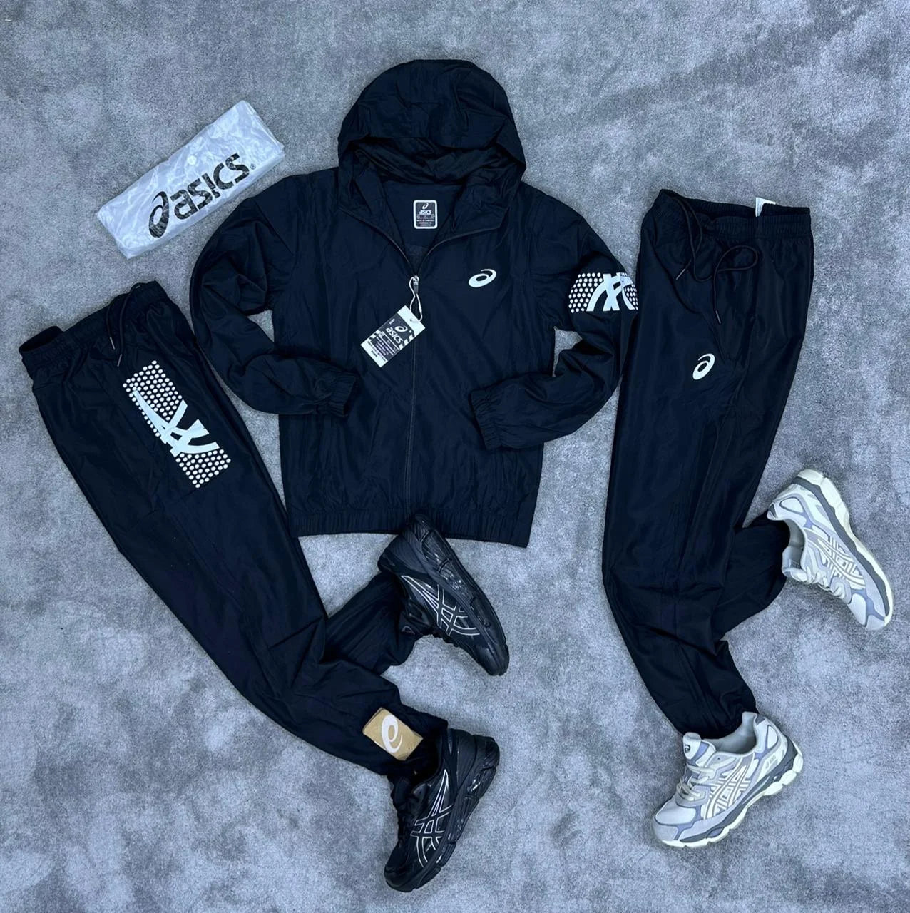 Chandal Asics - Negro