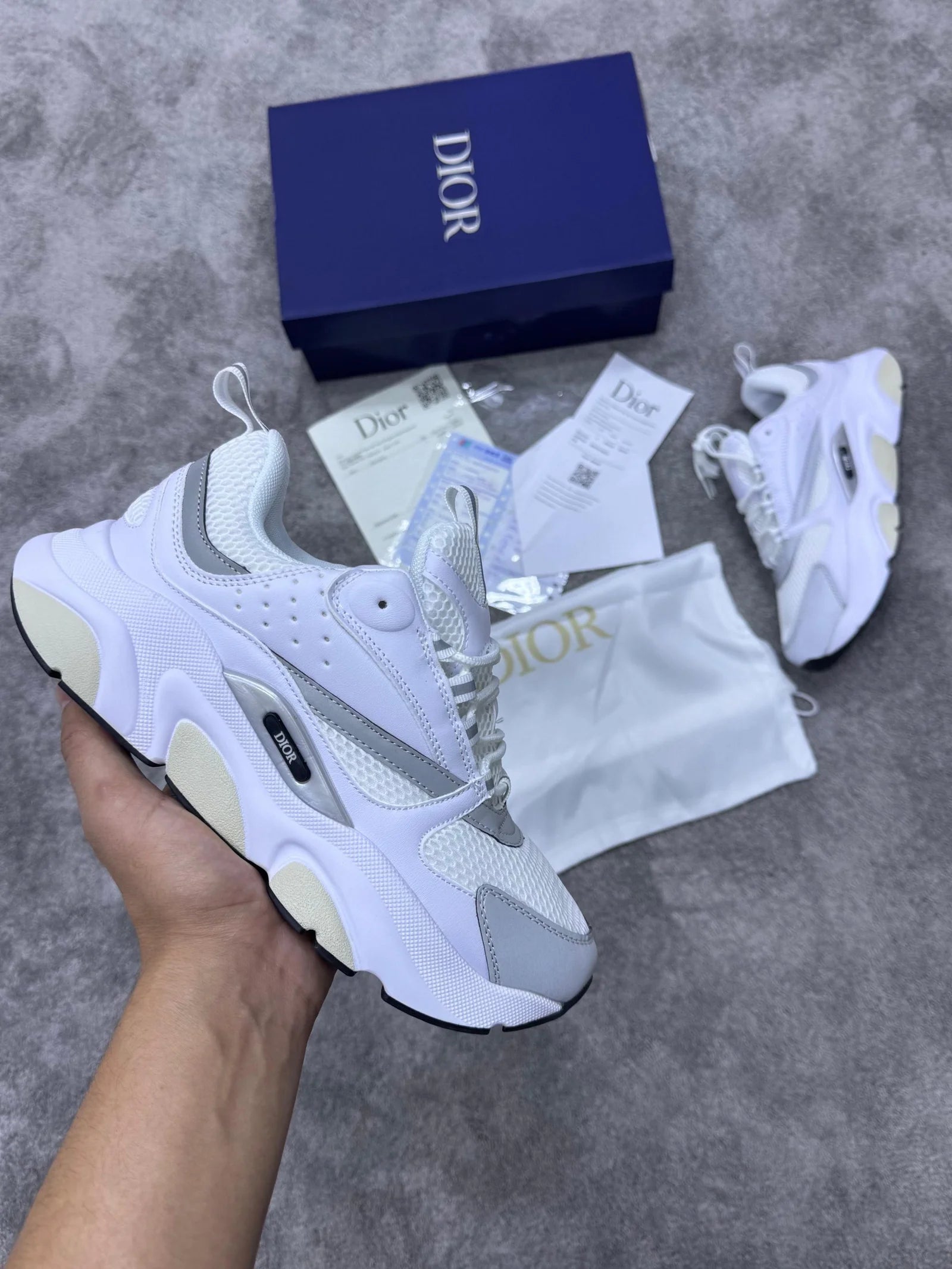 ZAPATILLA DIOR B22 - Blanco