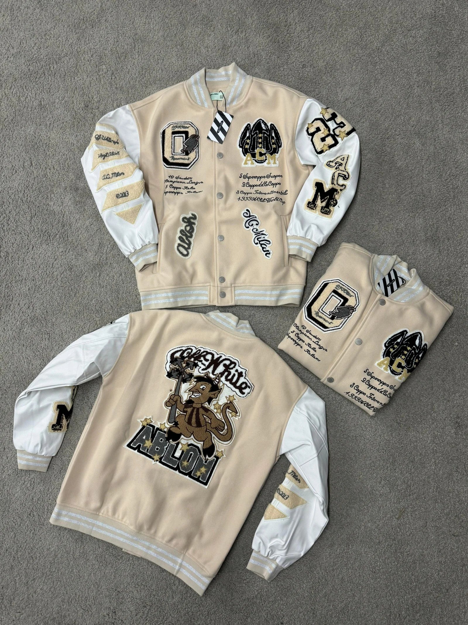 CHAQUETA OFF-WHITE - Beige