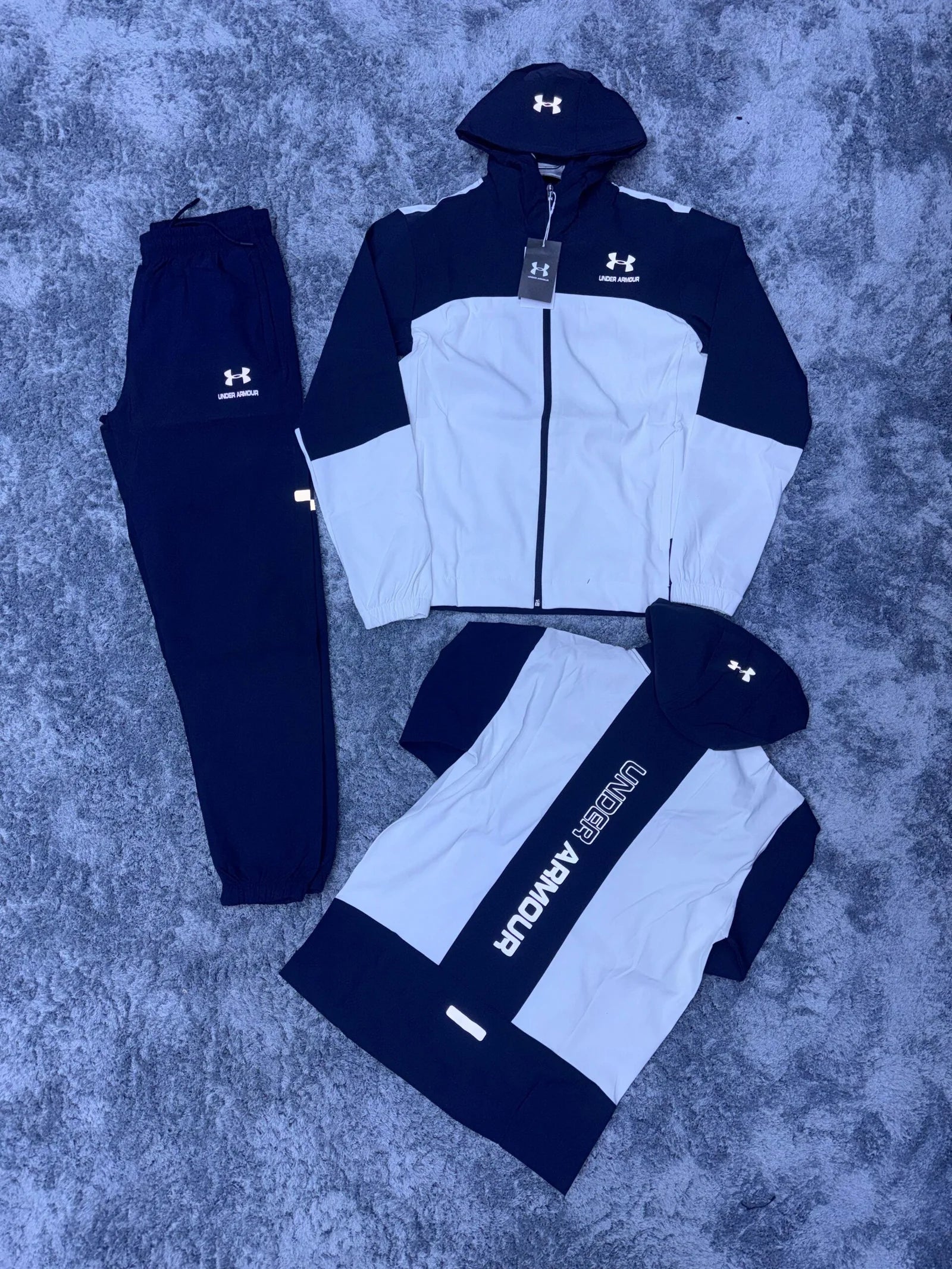 Chandal Under Armour - Blanco con Negro