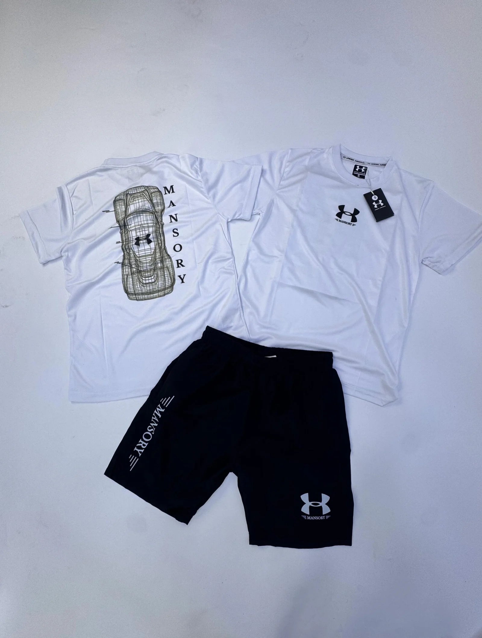 CONJUNTO MANSORY x UNDER ARMOUR - Blanco con Negro