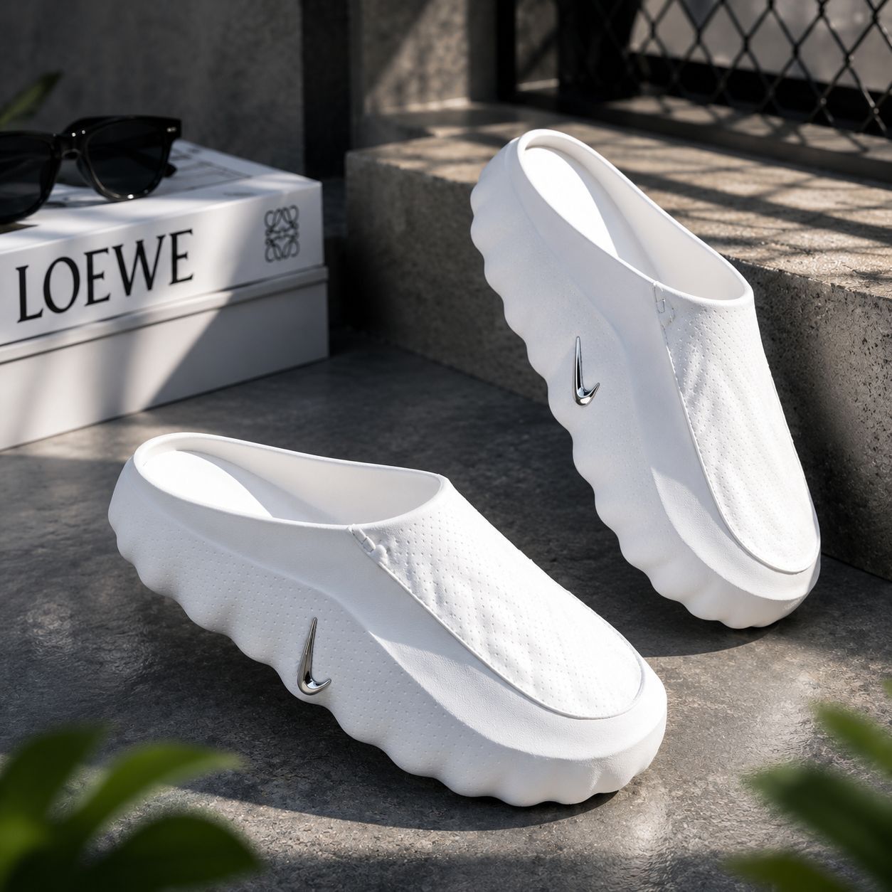 Zapatillas Nike Calm Mule - Blanco