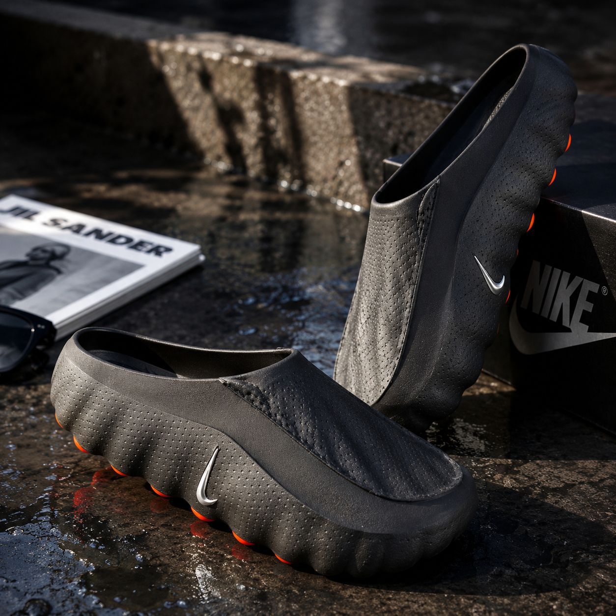Zapatillas Nike Calm Mule - Negro