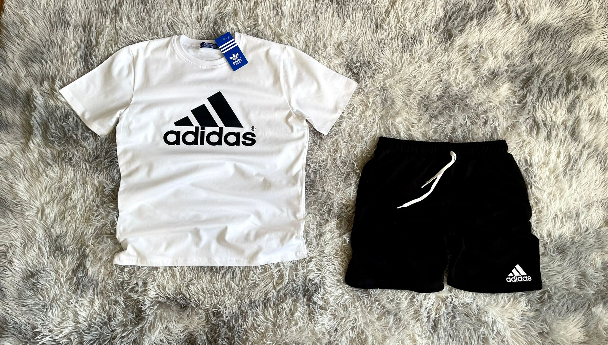 Conjunto Adidas - Blanco con Negro