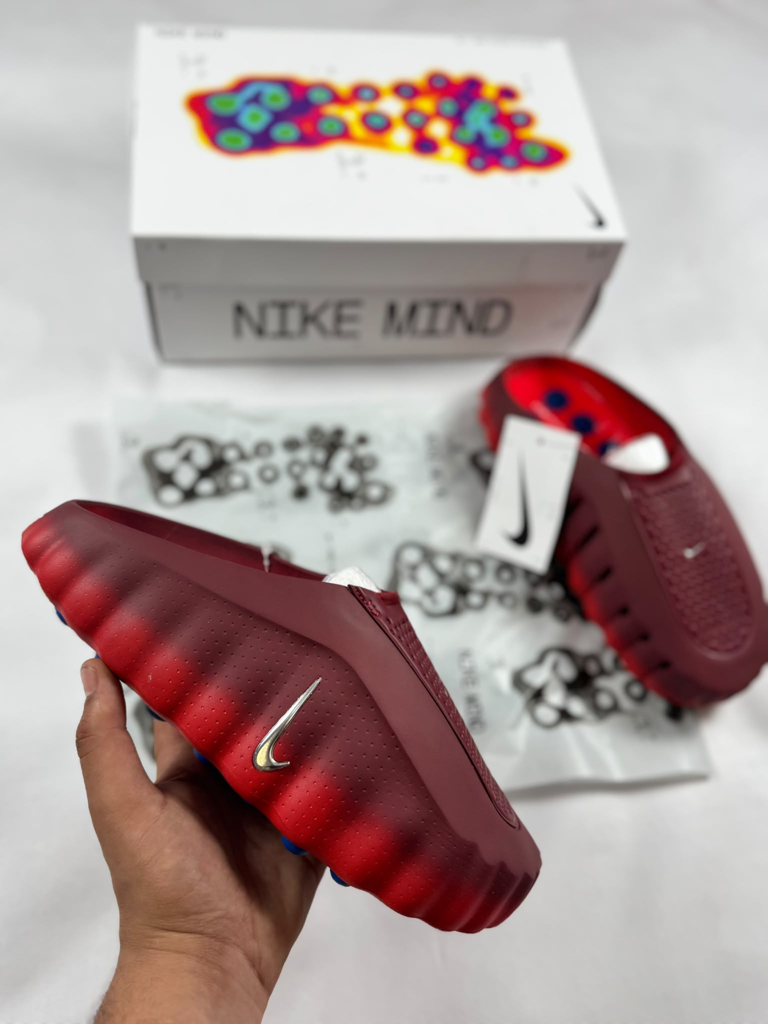 Chanclas Nike Mind 001 - Rojas