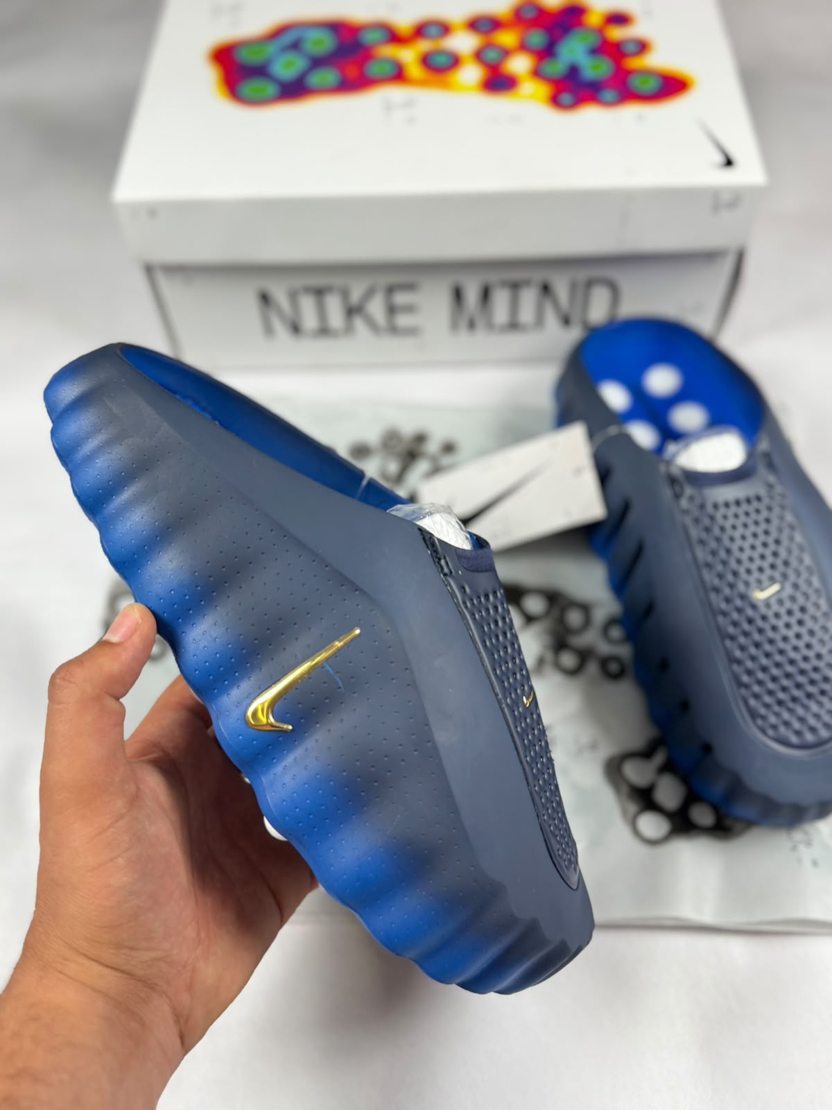 Chanclas Nike Mind 001 - Azul