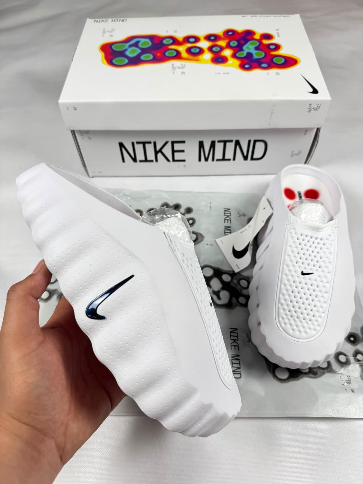 Chanclas Nike Mind 001 - Blancas