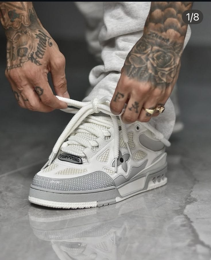 Louis Vuitton SKATE - Blanco con Gris