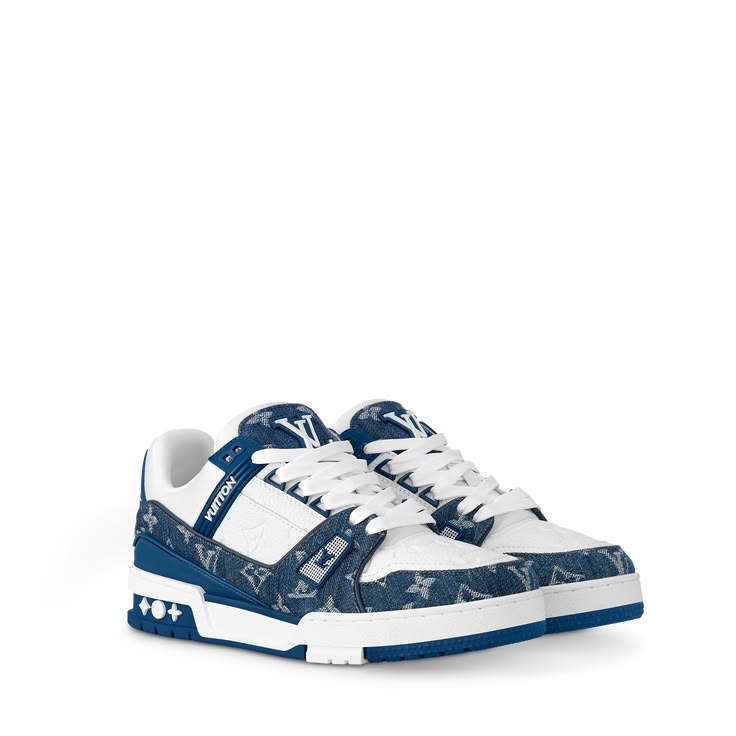 Louis Viutton Trainer - Blanco con Azul