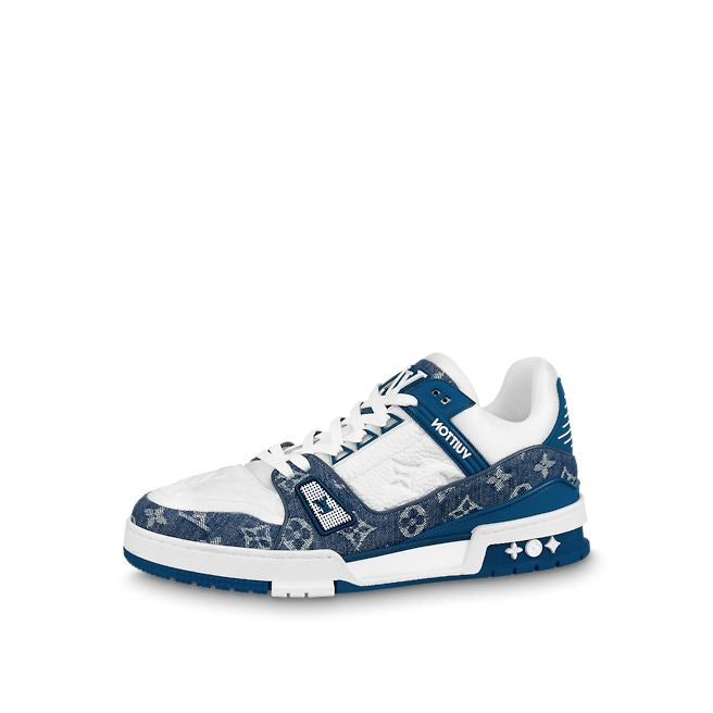 Louis Viutton Trainer - Blanco con Azul
