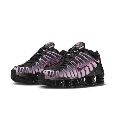Zapatillas Nike Shox TL - Negro con Rosado
