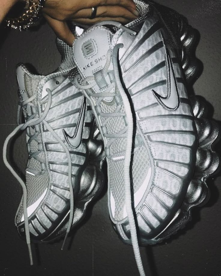 Shox TL - Blanco con Plateado