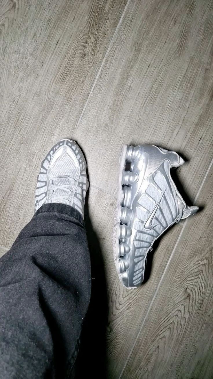 Shox TL - Blanco con Plateado
